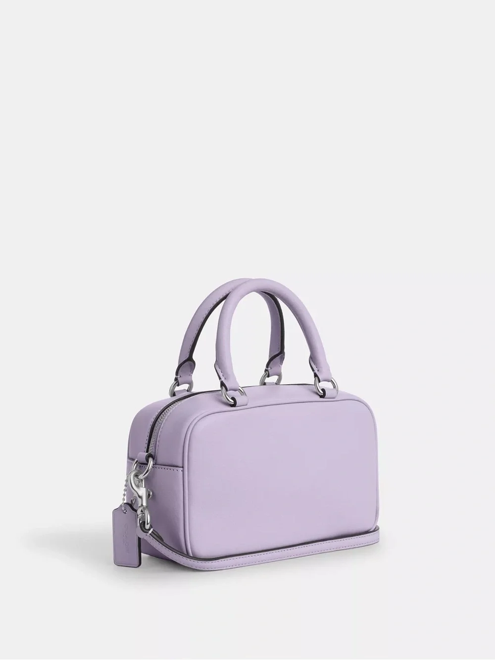 Coach Satchel Crossbody Bag With Floral Applique Lilac  NWT